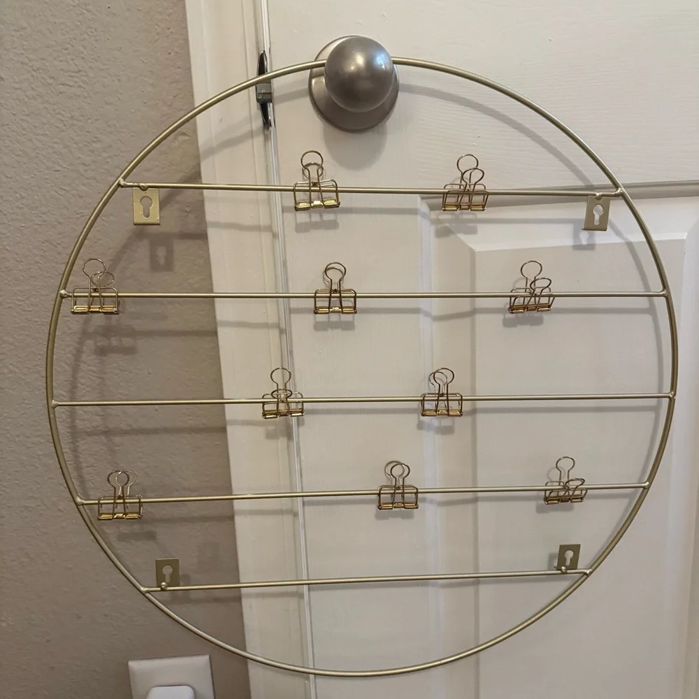 Francesca's Collections Gold Wall Photo Display